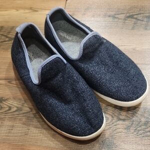 Allbirds Merino Wool Lounger Loafer Washable Slip On Comfort Shoe Womens Navy 9